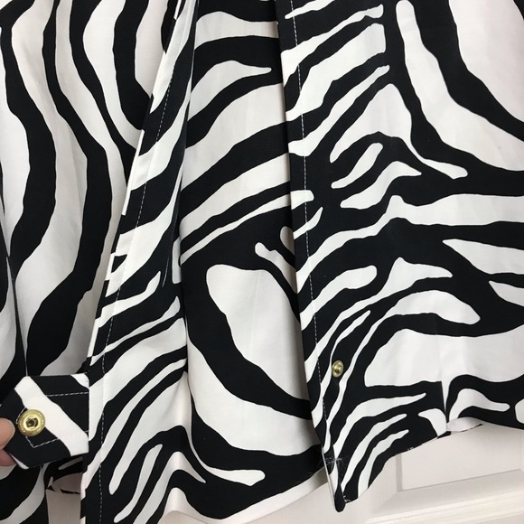 Liz Claiborne Career Black White  Jacket Sz M - Picture 8 of 8